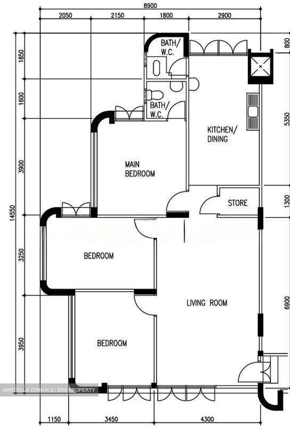 Blk 121 Hougang Avenue 1 (Hougang), HDB 4 Rooms #632105651